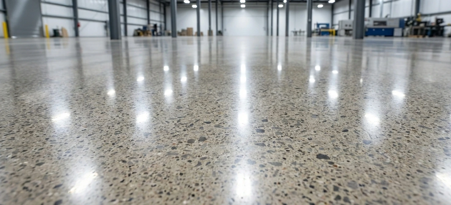 polished concrete commercial