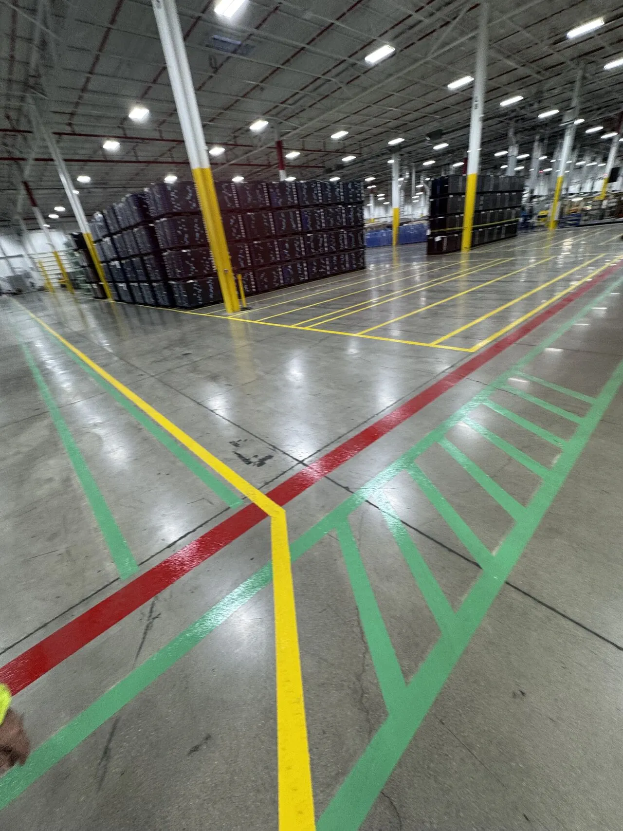 safety striping multicolor